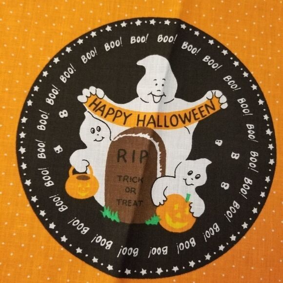 VINTAGE HALLOWEEN BANDANA  - Picture 6 of 7